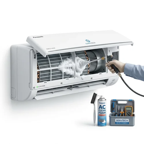 Odgrzybianie, serwis i montaż klimatyzatorów